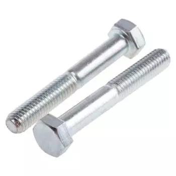 Оцинкованный болт ЦКИ DIN 931, М16x180 мм, 8.8, SW24, аналог ГОСТ 7798-70, 2 шт. 4756