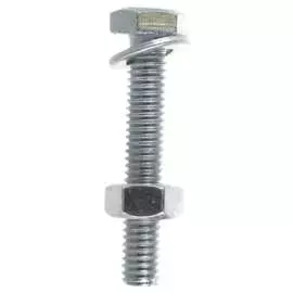 Оцинкованный болт МЕТИЗНЫЙ ДВОР М6х35мм (10 шт.) 4607173901736