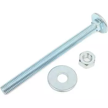 Оцинкованный болт Стройметиз М8х100 DIN603 2 шт. 3180201