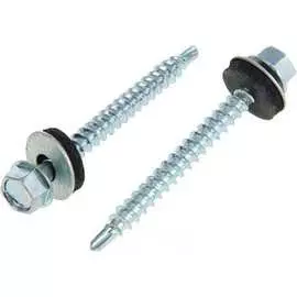 Оцинкованный кровельный саморез Bohrer ПРОМ 5,5x25 4500 шт. SKZ-5,5х25