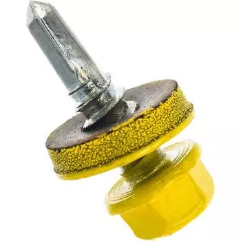 Оцинкованный кровельный саморез Kenner 5,5х19 RAL1018 жёлтый (300 шт.) ск55191018ф