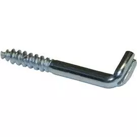 Оцинкованный L-образный крюк-шуруп ЕВРОПАРТНЕР d4,5хL40 мм 2 шт. 13 3000 1