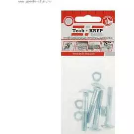 Оцинкованный мебельный болт Tech-Krep М6х60 DIN603 (6 шт.) 108764