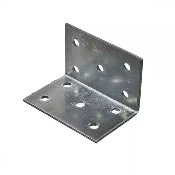 Оцинкованный монтажный крепежный уголок Саморезик KUR-60х80