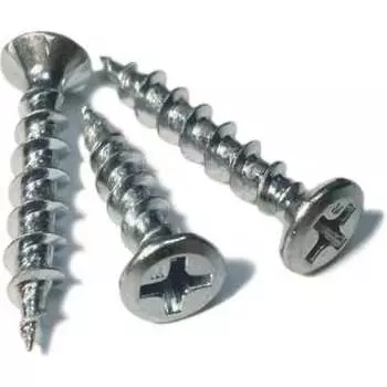 Оцинкованный острый оконный фурнитурный саморез Daxmer 4,1x20 мм, 1000 шт. 336822