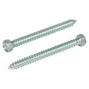 Оцинкованный острый саморез КВАДРА 5.5x55 DIN7976 100 шт. 765555003100