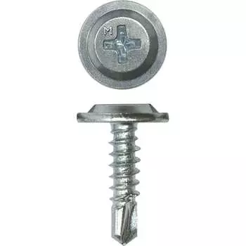 Оцинкованный саморез Daxmer ПШС Pro 4,2x16, 1000 шт. 435266