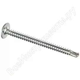 Оцинкованный саморез по металлу с прессшайбой крепстройгрупп 4,2х51 сверло, 150 шт. 145345
