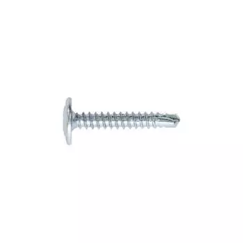 Оцинкованный саморез по металлу Саморезик с пресс-шайбой полусфера, сверло DGVs-4,2/41-400