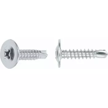 Оцинкованный саморез с прессшайбой STARFIX 4,2x16 мм, 200 шт. SMP1-50342-200