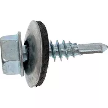 Оцинкованный саморез-сверло для крепления кровли STEELREX 6.3x25, 250 шт. 0119063025B100025008