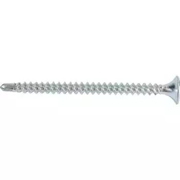 Оцинкованный саморез-сверло по металлу для ГКЛ МЕТИЗНЫЙ ДВОР 3,5x50 (12 шт.) 4690441018335