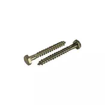 Оцинкованный сантехнический шуруп ЦКИ 10х100 50 шт. 62259