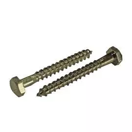 Оцинкованный сантехнический шуруп ЦКИ 10х40 100 шт. 62266