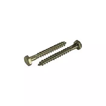 Оцинкованный сантехнический шуруп ЦКИ 8х160 50 шт. 62285