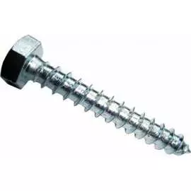 Оцинкованный сантехнический шуруп Стройметиз 8х50 DIN571 2 шт. 2170651