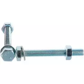 Оцинкованный шестигранный болт Tech-Krep М10х80 DIN933 (2 шт.) 114057