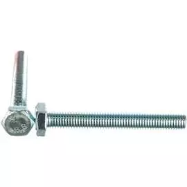 Оцинкованный шестигранный болт Tech-Krep М10х80 DIN933 (2 шт.) 126523