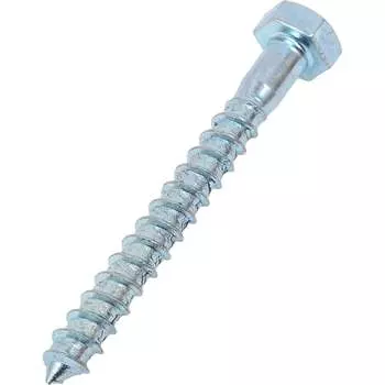 Оцинкованный шуруп для крепления лаг и реек STEELREX 8x70 мм, 25 шт. 0127008070B400002532