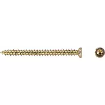 Оцинкованный шуруп по бетону STARFIX 7,5x152 мм, желтый, T30, 800 шт. SM-99195-800