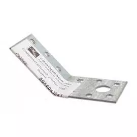 Оцинкованный соединительный крепежный уголок Саморезик KUS-50