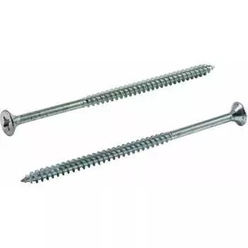 Оцинкованный универсальный саморез КВАДРА 6x120, 100 шт. 603120010100