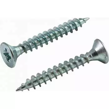 Оцинкованный универсальный саморез КВАДРА 5x20, 15 шт. 503020158120