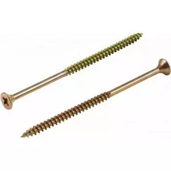 Оцинкованный универсальный саморез КВАДРА 6x100 4 шт. 604100004812