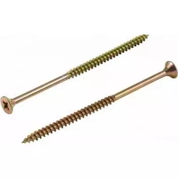 Оцинкованный универсальный саморез КВАДРА 6x130 4 шт. 604130000004