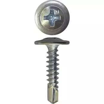 Оцинкованный усиленный саморез-сверло Daxmer пшс 4,2x19, 500 шт. 00-00453772