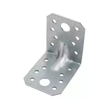 Оцинкованный усиленный уголок крепежный Невский Крепеж 70x70x55x2,0 мм 917114