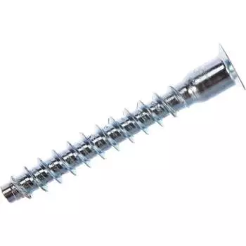 Оцинкованный винт-конфирмат качественный крепеж ЕВРО 7х50 (60 шт.) 0200677
