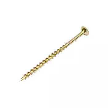 Оцинкованный желтый саморез КРЕП-КОМП PH-2, по дереву 3,8x64 30шт ждп6438мф