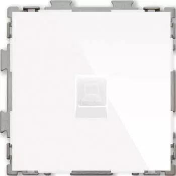 Одинарная компьютерная розетка CGSS Практика PL-W201C-WCG