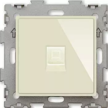 Одинарная компьютерная розетка CGSS Эстетика GL-W201C-BGG