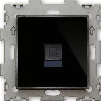 Одинарная компьютерная розетка CGSS Эстетика GL-W201C-BCG