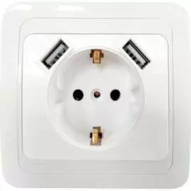 Одинарная розетка IN HOME CLASSICO 4690612035246