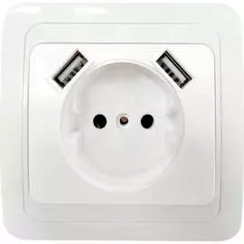 Одинарная розетка IN HOME CLASSICO 4690612035260