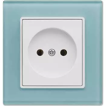 Одинарная розетка Vesta Electric Exclusive Blue FRZ00040001SIN