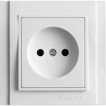 Одинарная розетка Vesta Electric Verona FRZ00020101BEL