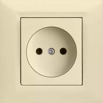 Одинарная розетка Vesta Electric Roma FRZ00010106MLK