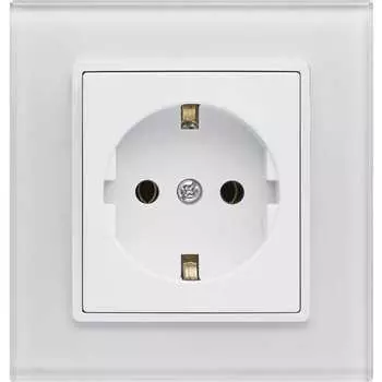 Одинарная розетка Vesta Electric Exclusive White FRZ00040004BEL