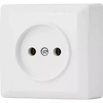 Одинарная розетка Vesta Electric Mega FRZ00030101BEL