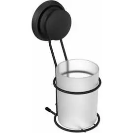 Одинарный пластиковый держатель для ванной FORA GRAFIT FOR-GRA044