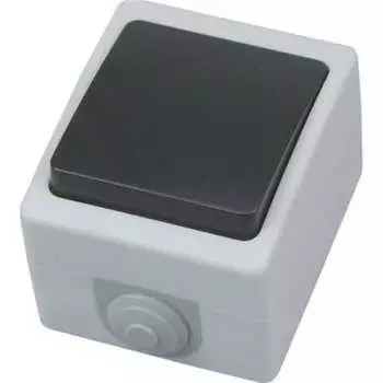 Одинарный выключатель HOROZ ELECTRIC