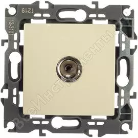 Одиночная розетка TV ЭРА 12-3101-02 Б0014706