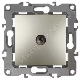 Одиночная розетка TV ЭРА 12-3101-04 Б0014708