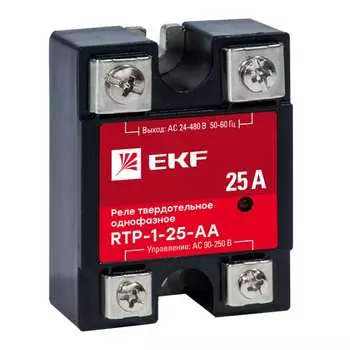 Однофазное твердотельное реле EKF RTP-25-AA PROxima rtp-1-25-aa