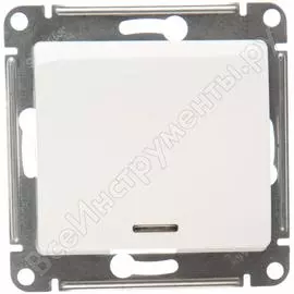 Одноклавишный механизм выключателя Systeme Electric Glossa GSL000113