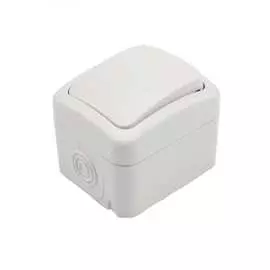 Одноклавишный накладной выключатель KRANZ KR-78-0601